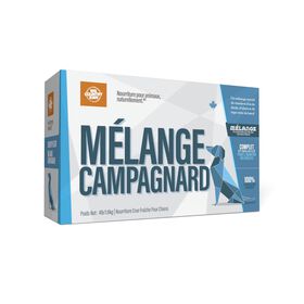 Nourriture crue m&eacute;lange de campagne pour chiens