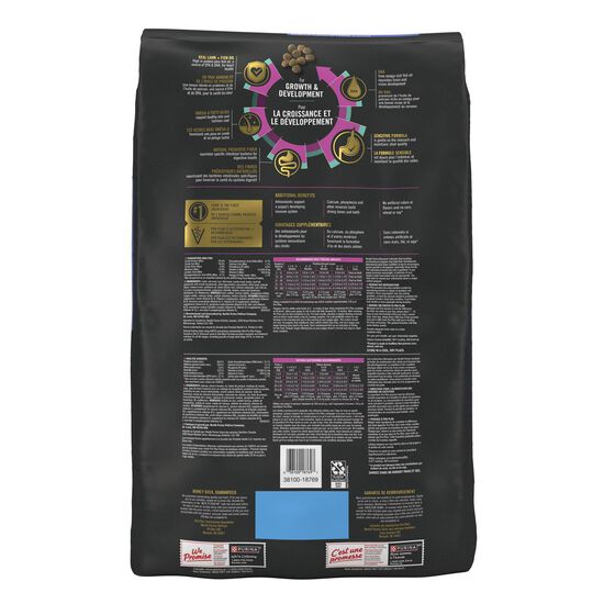 Nourriture sèche développement peaux et estomacs sensibles à l'agneau et riz pour chiots, 10,9 kg Image NaN