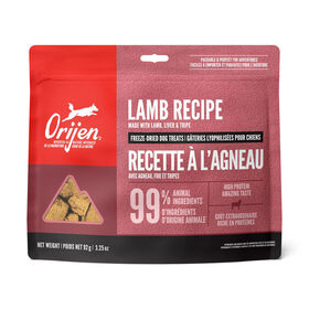 Gâteries lyophilisées recette à l'agneau pour chiens, 92 g