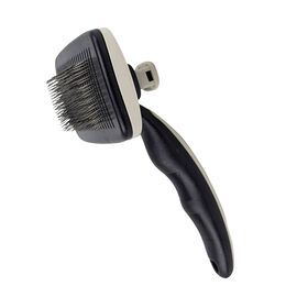 Brosse étrille autonettoyante pour chiens