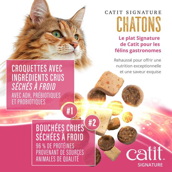 Signature Chicken Freeze-Dried Raw Nutrition for Kittens, 1.8 kg Image NaN