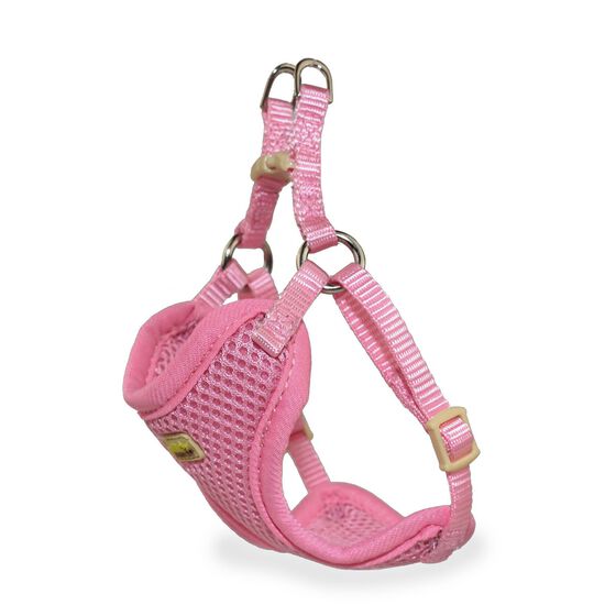 Mesh harness for very small dog, pink Image NaN
