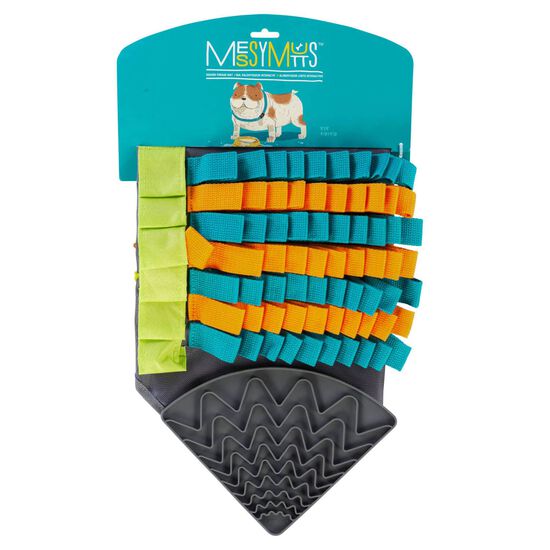 Square Forage Mat with Lick Mat for Dogs Image NaN