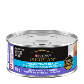 Urinary tract health wet cat food, turkey & giblets entrée 
