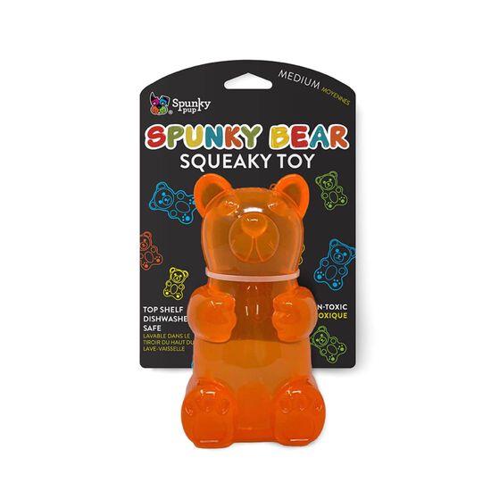 Jouet Spunky Bear couineur pour chiens, couleurs assorties Image NaN