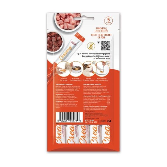 Creamy lickable treats, chicken Image NaN