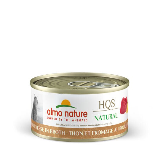 Tuna and cheese in broth for adult cats Image NaN