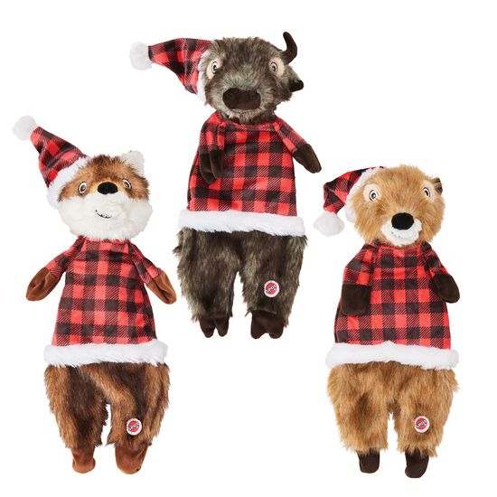 Jouet « Holiday Plaid Furzz » pour chien, 1 unité Image NaN