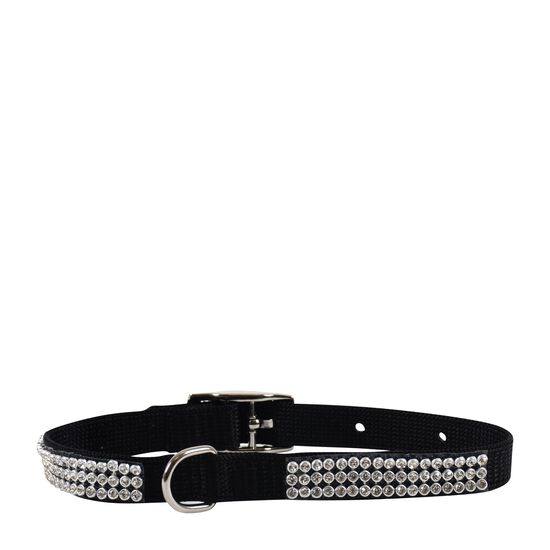 Rhinestone Collar for Tiny Dogs, black Image NaN