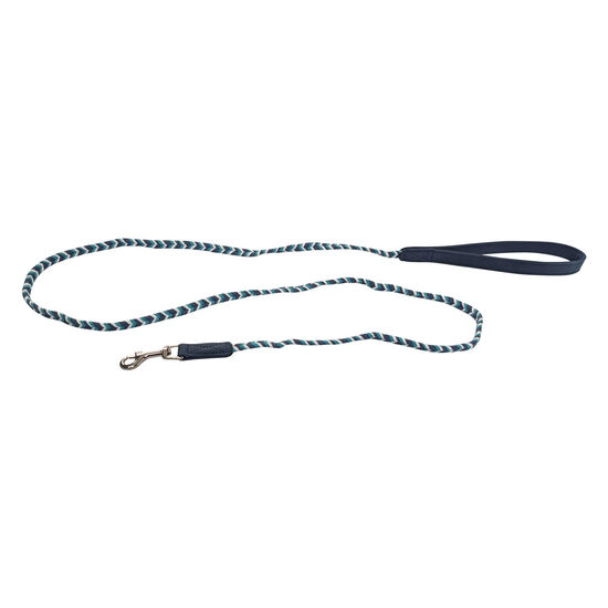 Mini laisse tress&eacute;e pour chiens, Bleue Image NaN