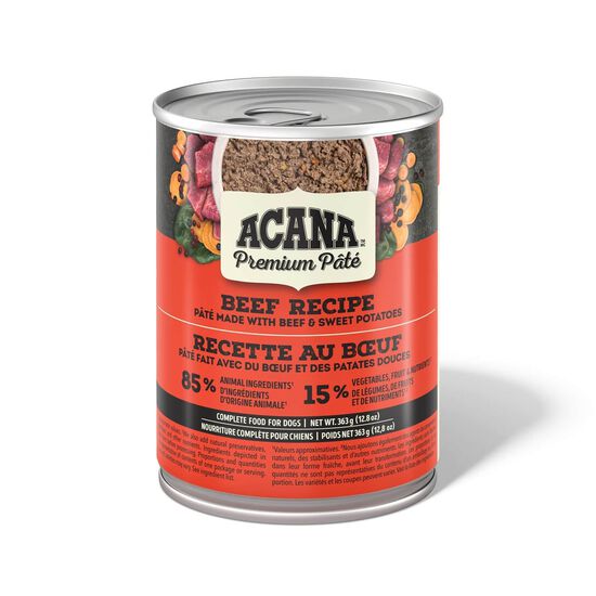Premium P&acirc;t&eacute; Beef Recipe Wet Food for Dogs Image NaN