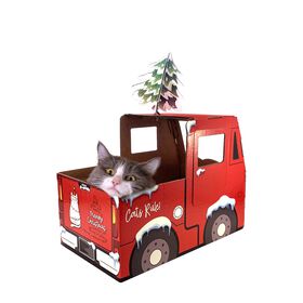 Holiday Red Truck Cat Scratcher