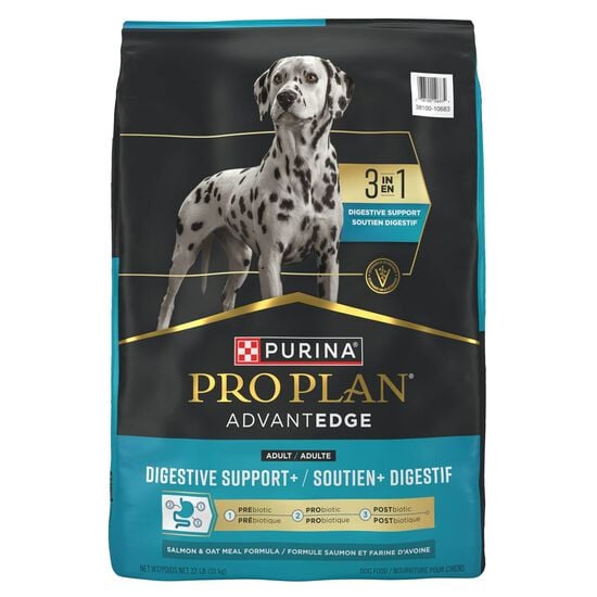 Nourriture s&egrave;che AdvantEDGE Soutien+ digestif au saumon et farine d'avoine pour chiens, 10 kg Image NaN