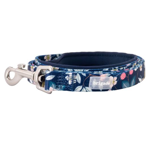 Neoprene Leash for Dogs, Midnight Bloom Image 1.0