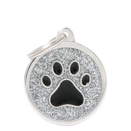Dog tag, shiny paw Image NaN