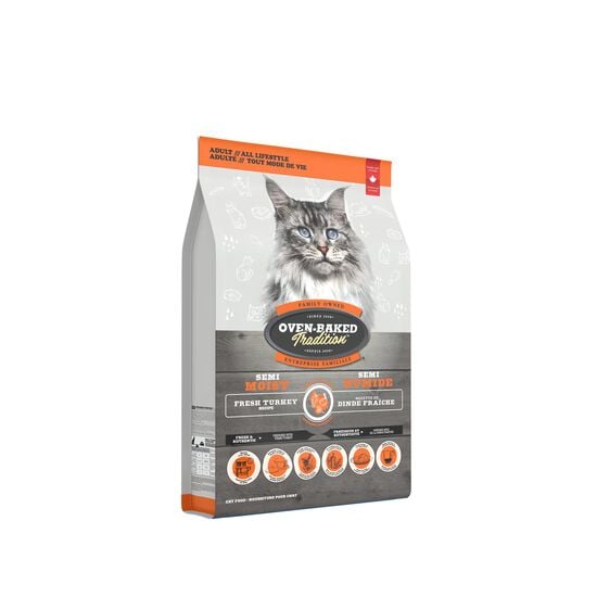 Turkey Semi-moist Food for Adult Cats, 1,36 kg Image NaN