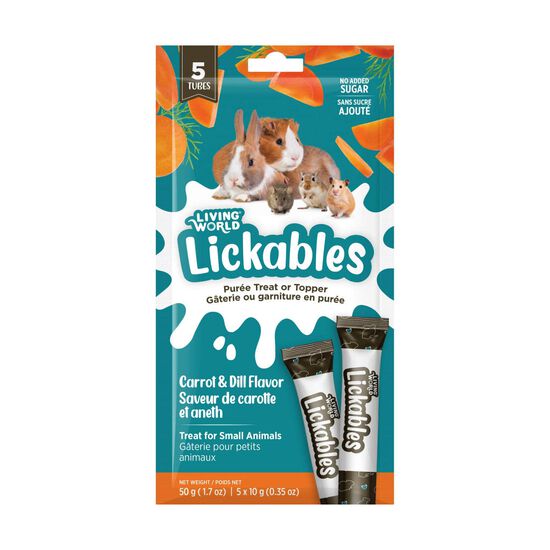 Carrot & Dill Flavor Flavor Lickables Treats for Small Animals Image NaN