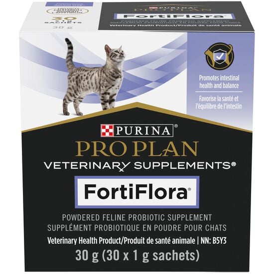Suppléments probiotique en poudre FortiFlora pour chats Image NaN