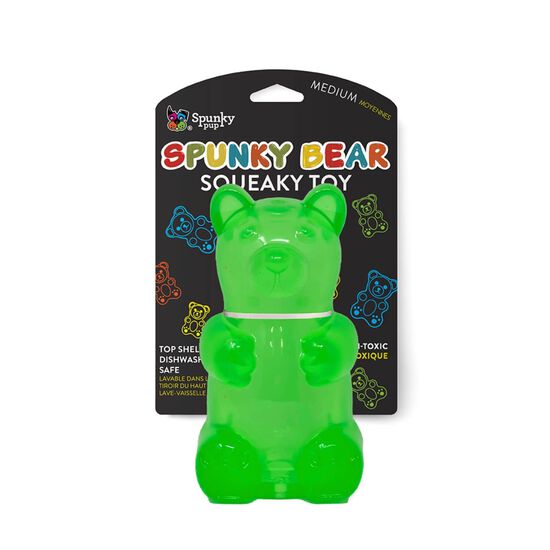 Jouet Spunky Bear couineur pour chiens, couleurs assorties Image NaN