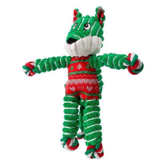 Jouet Holiday Floppy Knots Fox pour chiens Image NaN