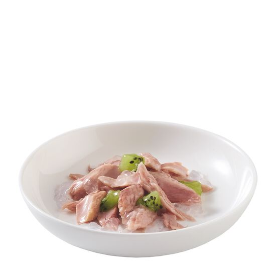 Nourriture humide pour chats, thon avec kiwi Image NaN