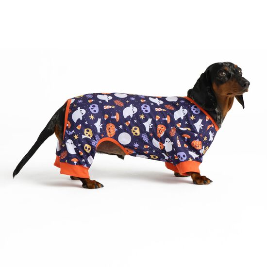 Pyjama-combinaison imprim&eacute; d'Halloween en jersey pour chiens Image NaN