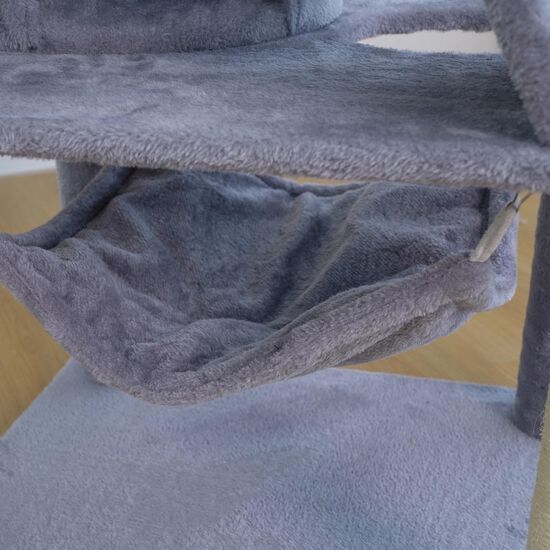 Arbre à chat multi niveaux avec griffoir et hamac Image NaN