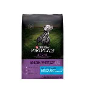 All ages Active 27/17 turkey & barley dry dog food
