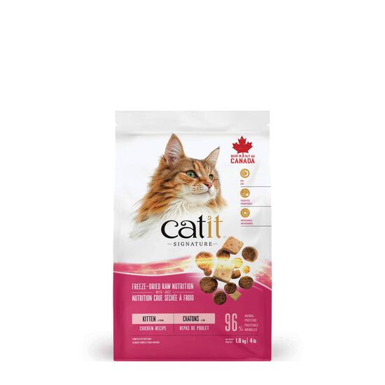 Signature Chicken Freeze-Dried Raw Nutrition for Kittens, 1.8 kg Image NaN