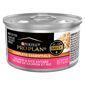 Complete Essentials Salmon and Rice Entrée in Sauce for Cats, 85 g