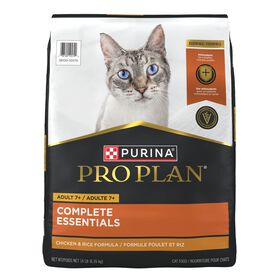 Nourriture s&egrave;che Complete Essentials Adulte 7+ formule poulet et riz pour chats, 6,35 kg