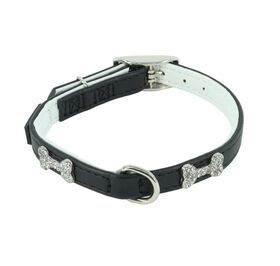 Collier Posh B'Dazzled Bone pour chiens