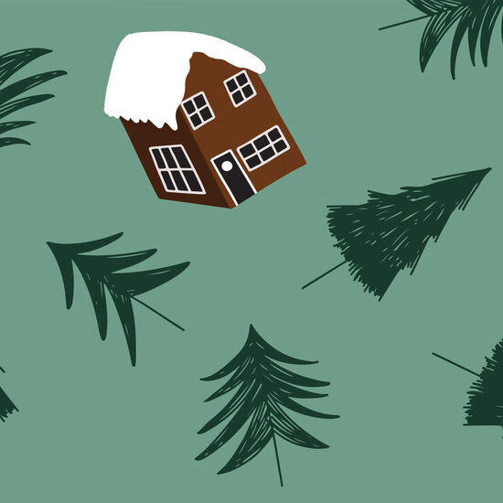 Laisse pour chien « Chalet d'hiver », P Image NaN