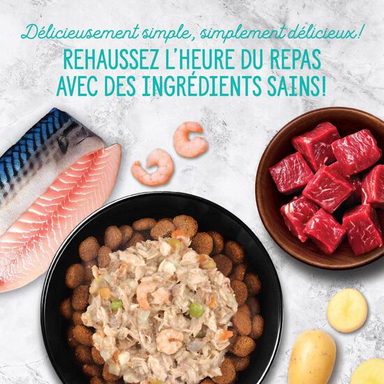 Garniture Style maison terre et mer pour chiens, 152 g Image NaN