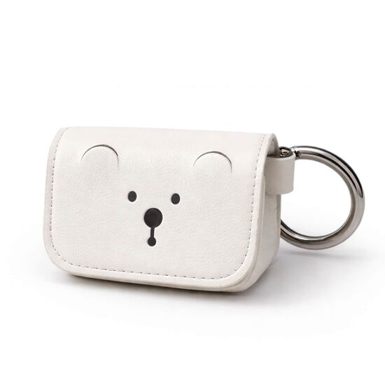 Distributeur de sacs de ramassage en similicuir, blanc Image NaN