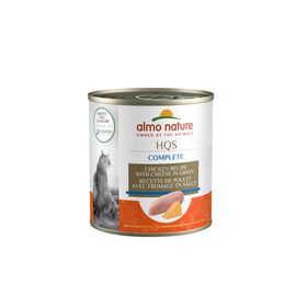 Recette de poulet avec fromage en sauce &laquo; HQS Natural &raquo; pour chats, 280 g
