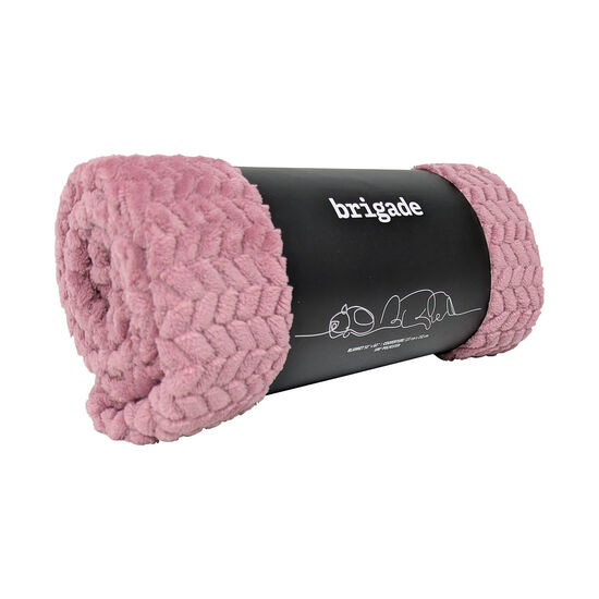 Ultra-soft Jacquard Blanket, Lilac Image NaN