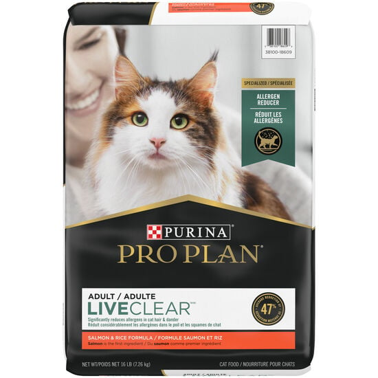 Specialized LiveClear Salmon & Rice Formula Dry Cat Food, 7.26 kg Image NaN