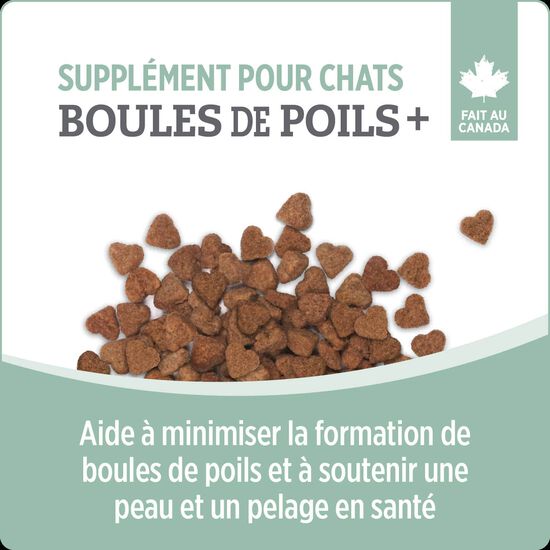 Suppl&eacute;ment boules de poils+ pour chats, 180 g Image NaN