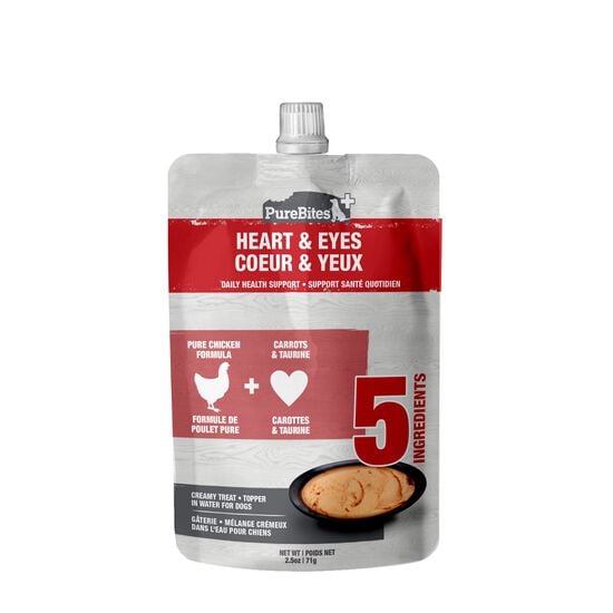 Squeezable Heart and Eyes Dog Treat, 71 g Image NaN