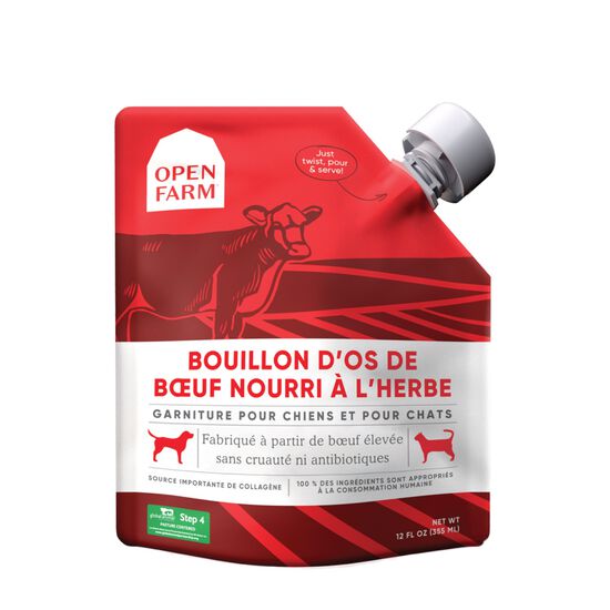 Grass-Fed Beef Bone Broth for Dogs & Cats Image NaN