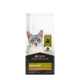 Adult weight management chicken & rice dry cat food