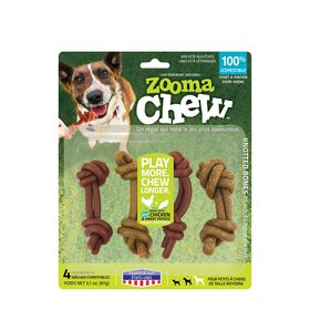 Knotted Bone Natural Chew Toy for Dogs