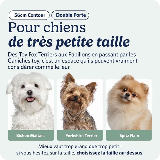 Cage pliante &agrave; deux portes pour chiens Image 5.0