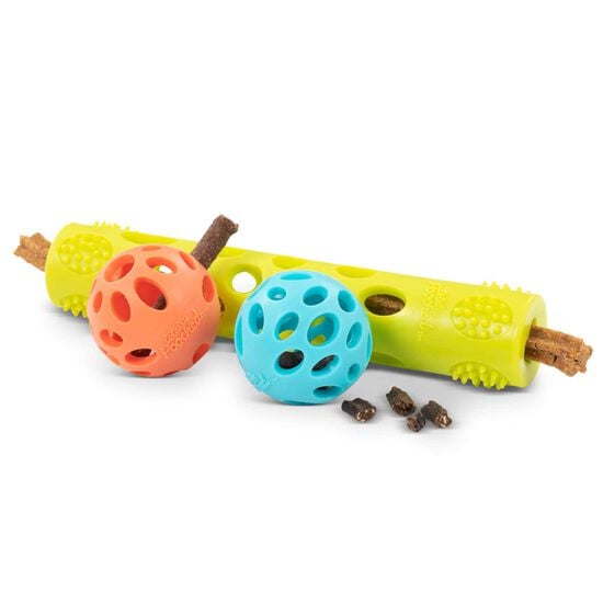 Ensemble de 2 balles et 1 b&acirc;ton Huff n Puff pour chiens Image NaN