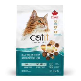 Signature Chicken Freeze-Dried Raw Nutrition for Senior Cats, 4.5 kg