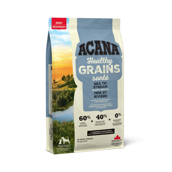 Nourriture sèche Grains santé recette mer et rivière pour chiens, 10,2 kg Image NaN
