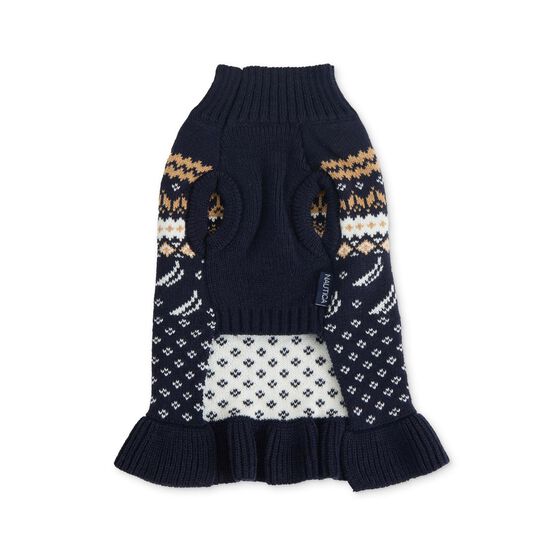 Mockneck Fairisle Sweater Dress for Dogs Image NaN