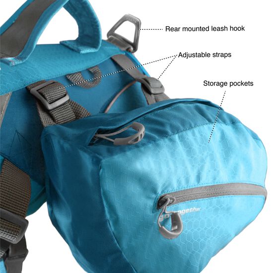 Grand Sac à dos Baxter, bleu côtier Image NaN