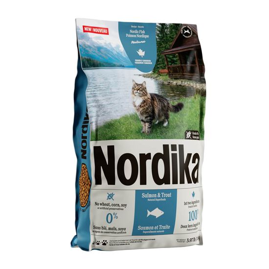 Nordic Fish Salmon and Trout Dry Food for Cats, 1.8 kg Image NaN